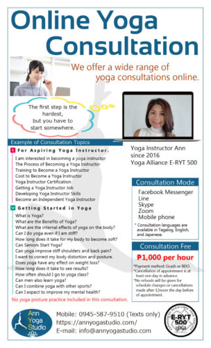 Online Yoga Consultation