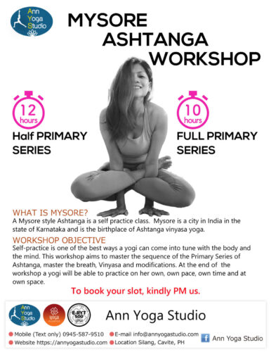 MYSORE ASHTANGA WORKSHOP