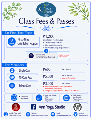 Class fees & Passe